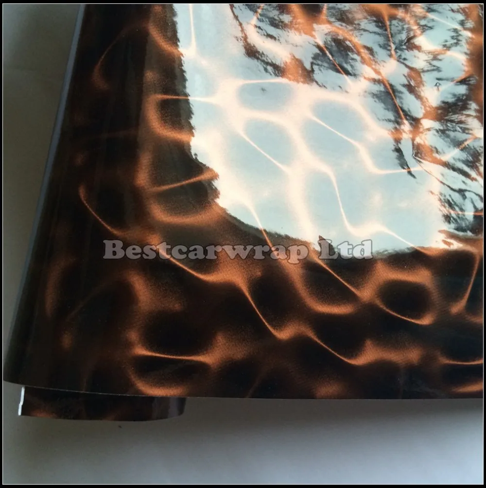 5D GLOSSY CARBON MAGIC 6D CAR WRAPPING shiny real carbon fibre  auto styling black purple brown (22)