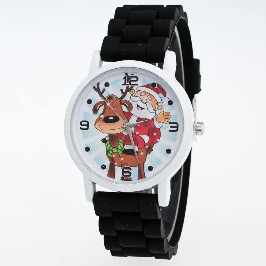 Детские наручные часы, рождественские силиконовые наручные часы, детские спортивные модные наручные часы для мальчиков и девочек, 18Jul14