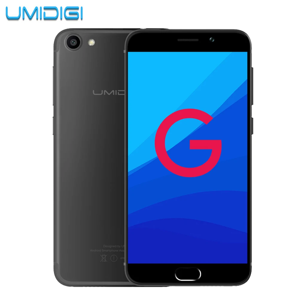 Umidigi G оригинальный телефон Android 7 0 смартфон 2G ram 16G rom 4G Lte Touch ID Dual Sim 5 ''HD