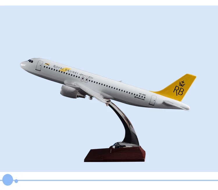 37 см A320 Королевский Бруней Airbus Модель самолета Бруней авиалиний RB Международный Airbus авиация Смола самолет Модель Коллекция подарок