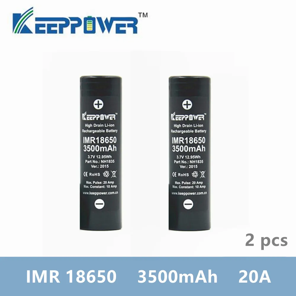 Оригинальный IMR 18650 2 шт. аккумулятор IMR18650 3500 мАч 3 7 в макс. ток разряда 20 А высокой