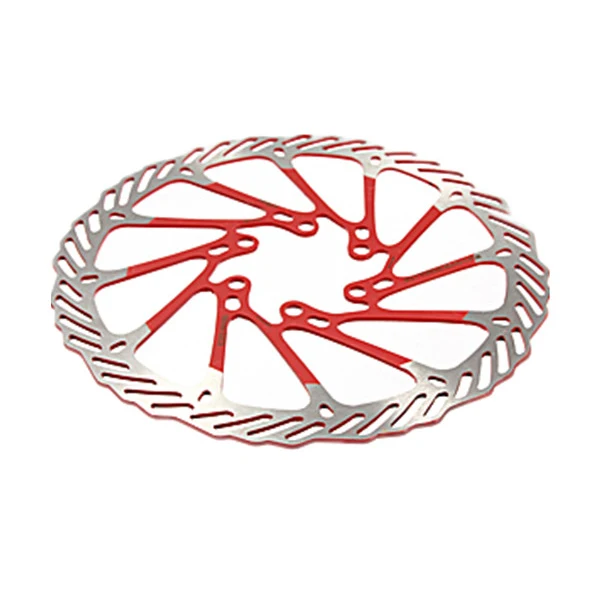 

2 x MTB Bike Stainless Steel Disc Brake Rotor 160mm with 12 Bolts Set Red