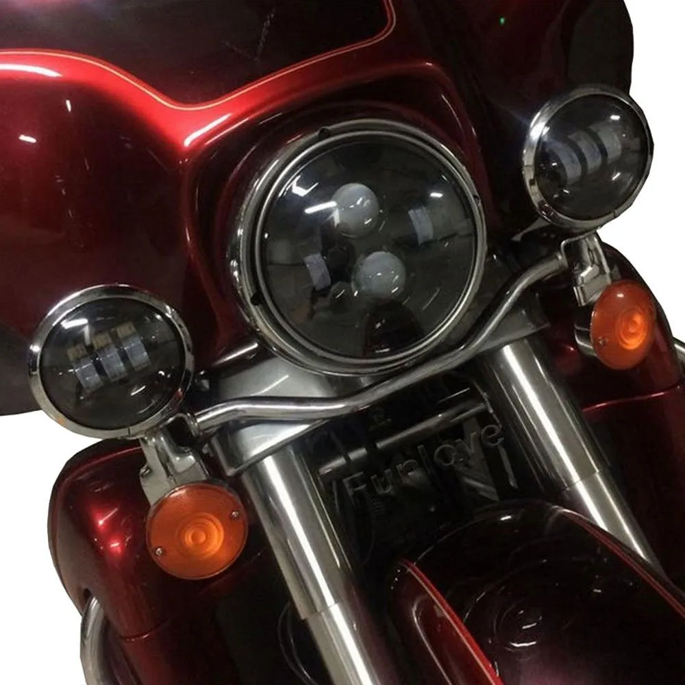 4.5 Inch 30W Auxiliary LED Fog Light Daymaker Passing Lamp for Harley Davidson Motorcycle (7)