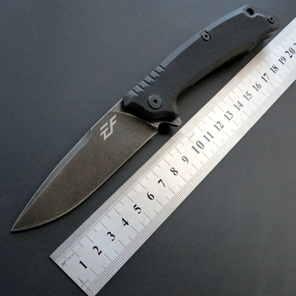 Eafengrow стиль EF223 складной походный нож D2 стальное лезвие G10 Ручка уличные Тактические Ножи EDC ручные инструменты