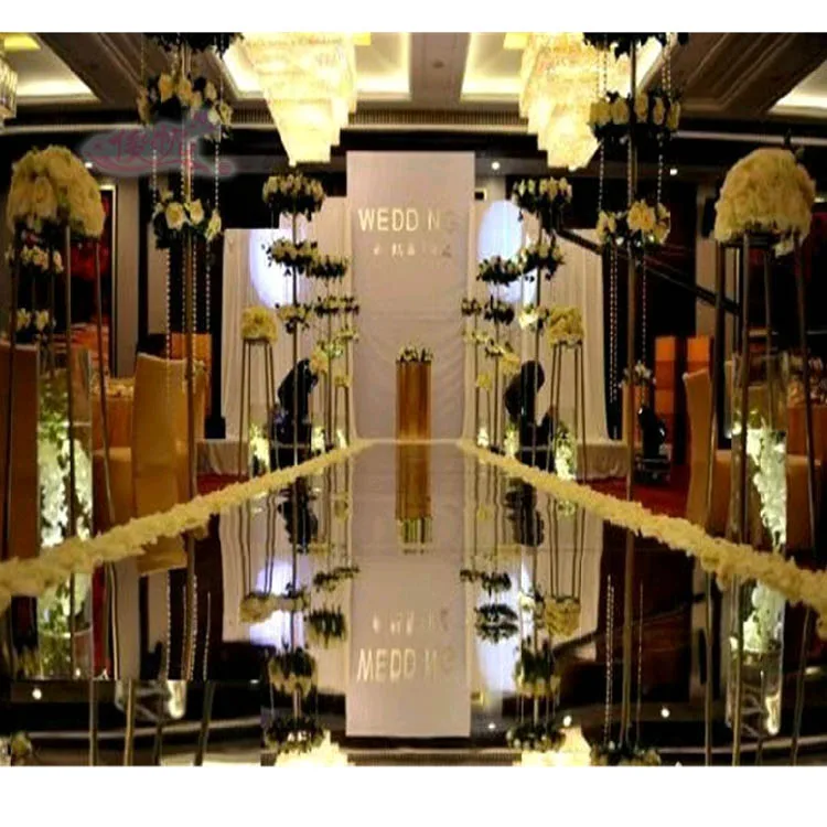 Магическое зеркало ковер романтический эффект 30 метров двойной размер зеркальный ковер или t-этап 1,5 метров ширина 0,12 мм толщина
