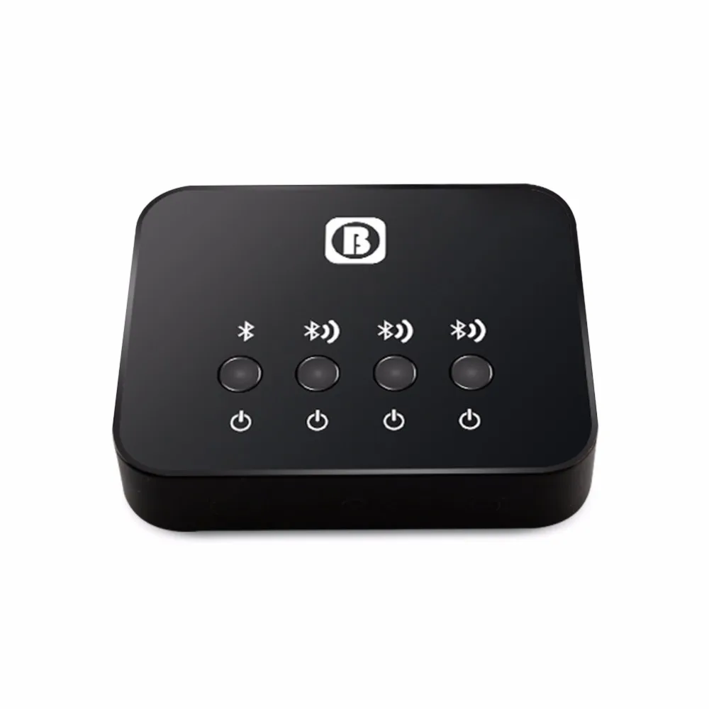 

Elistooop Mini Optical Bluetooth Transmitter Aptx 1 to 3 Multi-pair for TV Dual Link Wireless Music Audio Adapter for Speaker