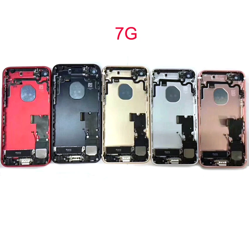 Для IPhone 7 7G 7 Plus средняя рамка батарея задняя крышка Полный Корпус с гибким кабелем sim-карты стикер