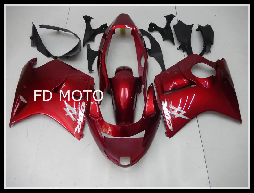 Мотоцикл Красный впрыска ABS пластмасс обтекатель комплекты для Honda CBR1100XX ЦБ РФ 1100