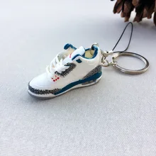 3D мини-кроссовки, брелоки, ремешок для мобильного телефона, ремешок для iPhone, сумка для ключей, AJ, Баскетбольная обувь, модель, популярный подарок