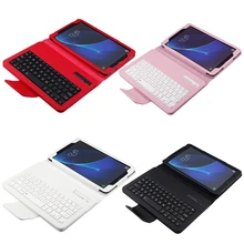 2017 New 4 Color Bluetooth Keyboard Folio Case Cover for Samsung Galaxy Tab A 10.1 T580 Series