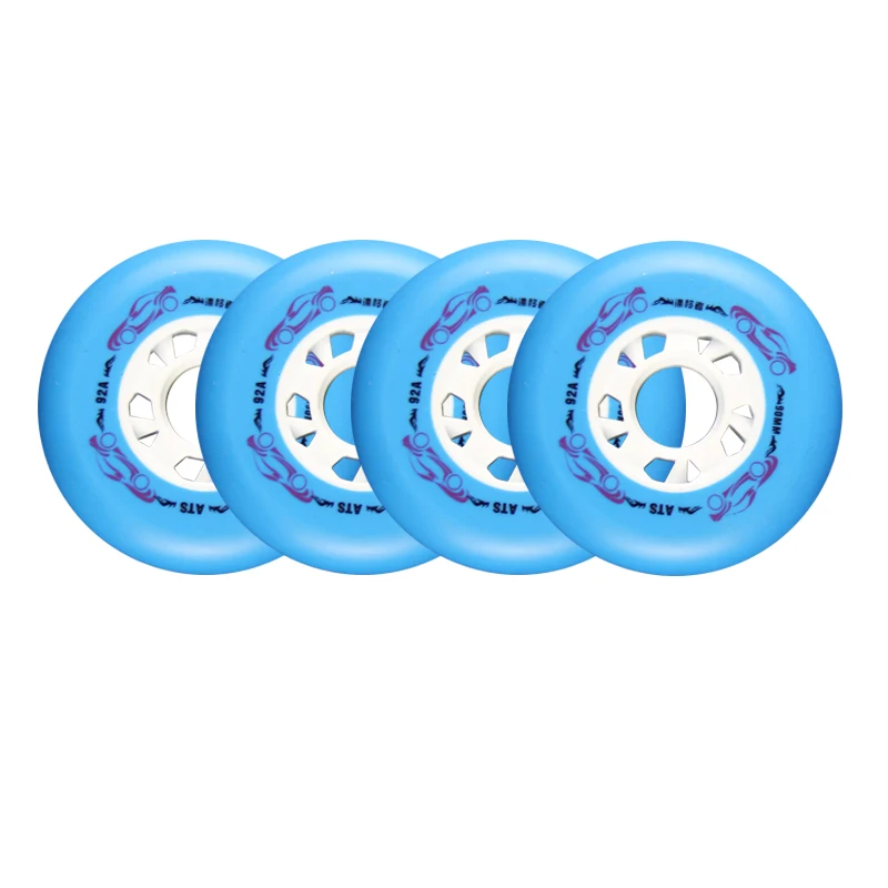 80 76 72 مللي متر 92A زلاجات بعجلات مضمنة عجلات ل أحذية التزلج للأطفال الكبار الشريحة الشحن الرجال ل سيبا سباق التعرج Powerslide LZ72