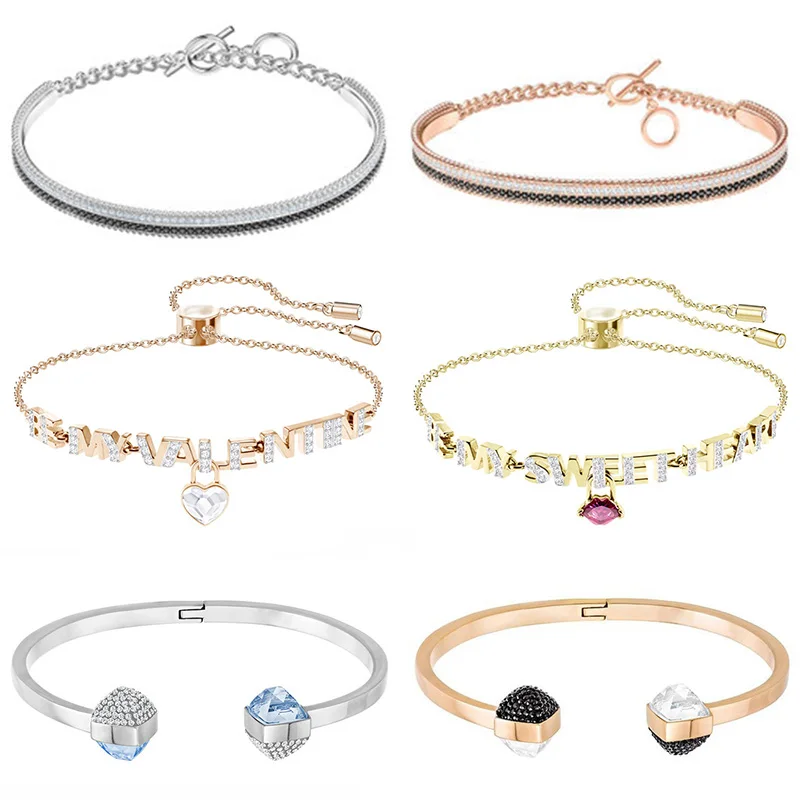 

SIEMTO Fashion 100% Sterling Silver Original 1:1 Have Logo High Quality MELT YOUR HEART Bracelet Women Jewelry Free Shipping