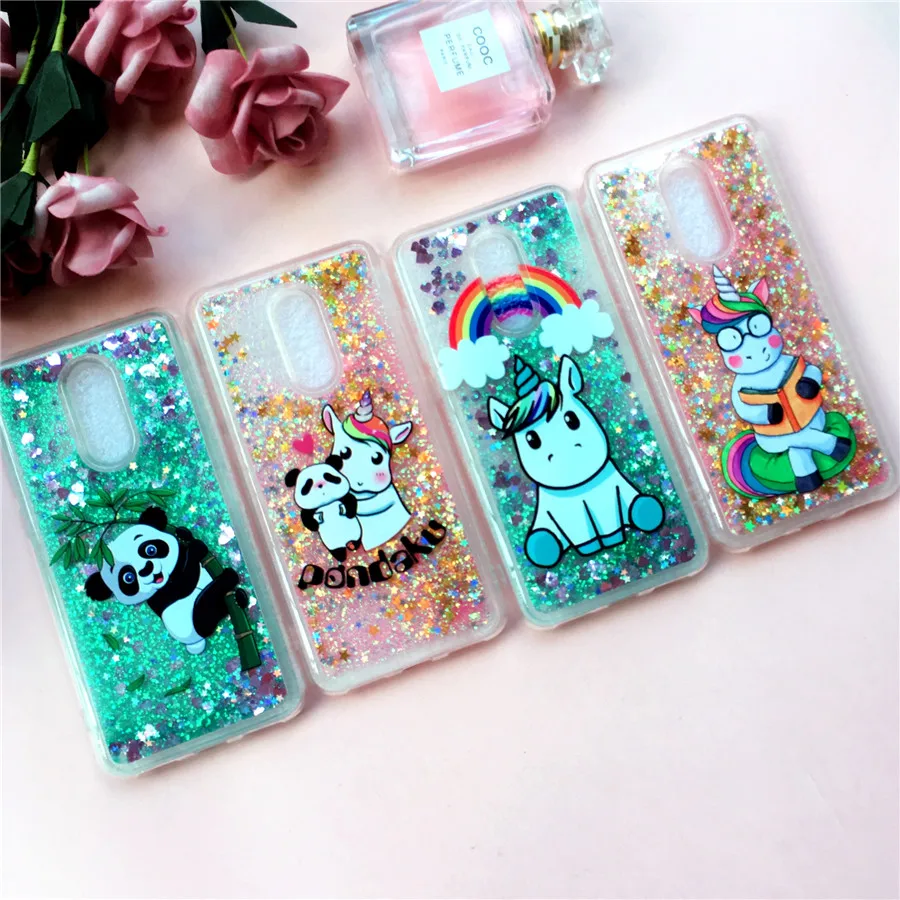 Redmi 6A Case on for Xiaomi Redmi 6 6A 5 Plus 5A Note 5A Cover Redmi Note 5 Pro Note 4X Fundas Unicorn Soft Liquid Phone Cases