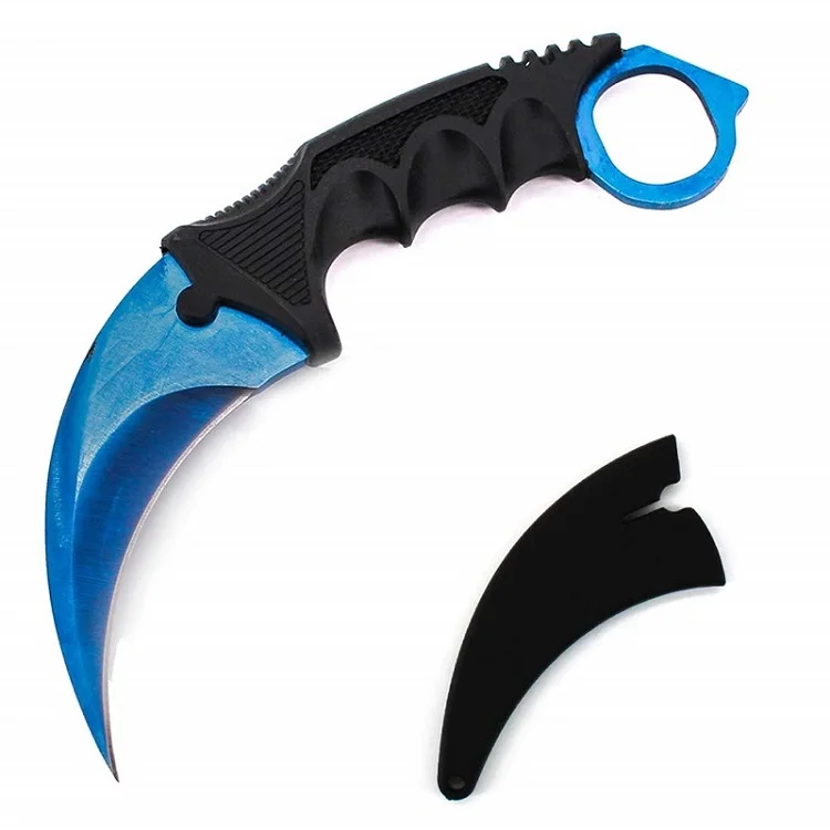 HS инструменты Открытый Karambit ножи охотничьи ножи выживания тактический коготь Карманный Самообороны обидный кемпинг инструмент