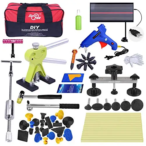 

PDR Kit Kits Removal Dent Puller Repair Super Version Tool New Car 64pcs Auto Bridge
