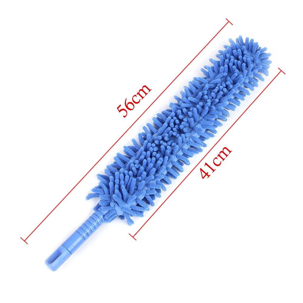 1 шт., 16 дюймов, гибкая щетка для мытья автомобиля, длинная, из микрофибры, для лапши, синель, сплав, очиститель колес, инструмент для чистки автомобиля