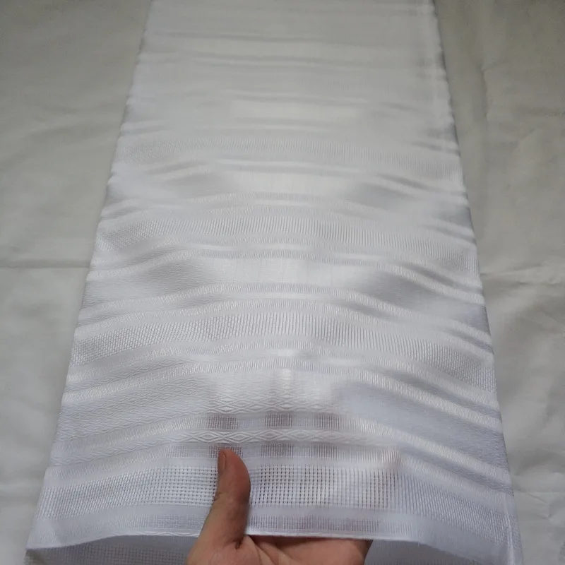 Новая тяжелая хлопковая польская кружевная ткань для мужчин простая atiku швейцарская кружевная ткань нигерийская 5 ярдов ткань для мужчин - Цвет: 9