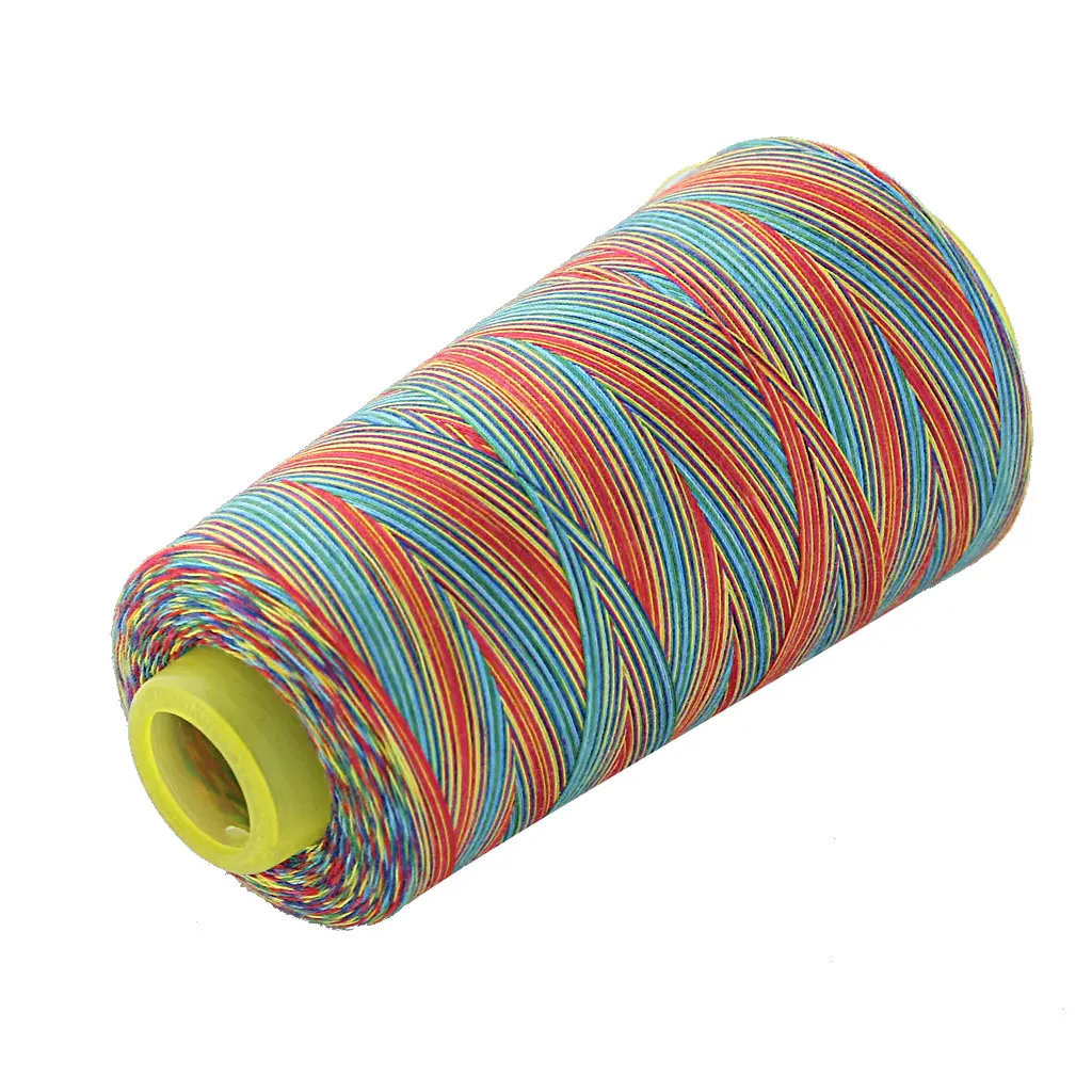 Reel 3000Yds Polyester Overlock Sewing Thread For Sewing Machine Colorful
