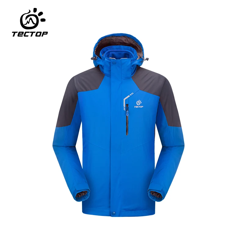 Tectop Outdoor Sportswear Coat Men double layer Windproof Waterproof
