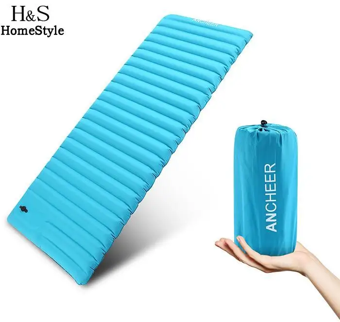 

Pad Sleeping PVC Single Camping Hiking with Built in Pump Mat Automatic Inflatable Cushion Moistureproof Tent Mat Splicing Air
