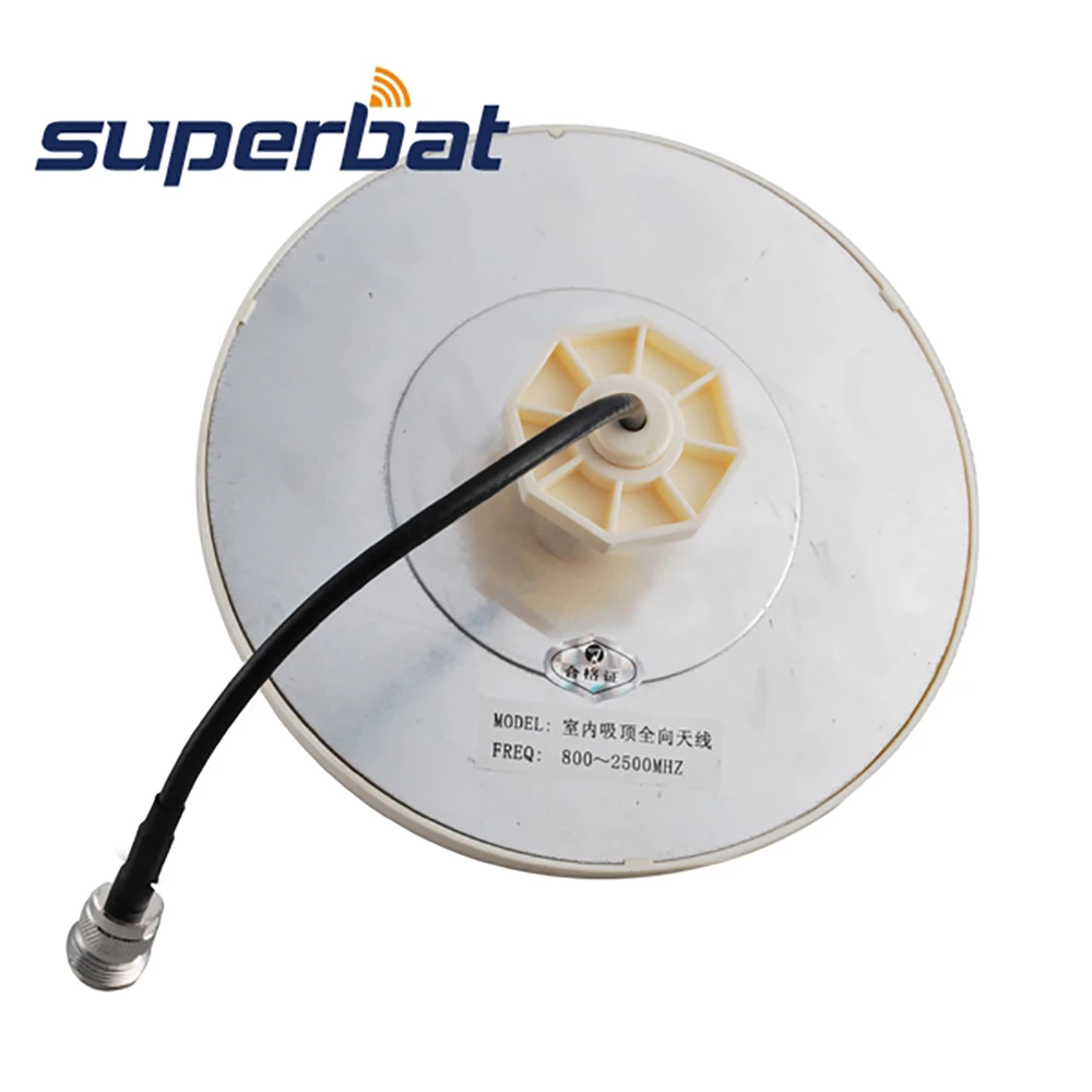 Superbat 824-960 МГц/1710-2500 МГц GSM/GPRS/EDGE/UMTS/HSPA/CDMA/3g Omni потолочная антенна 3dBi усилитель воздушного сигнала 100 Вт