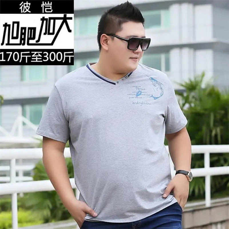 10XL 8XL 6XL 5XL Для мужчин футболка новые Брендовые однотонные короткий рукав Футболка Для мужчин S Мода Аппликация Дизайн Повседневное С v-образным вырезом топ, футболка, рубашка Для мужчин - Цвет: 2