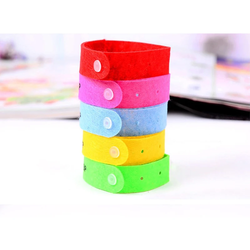 

Dropshipping 10Pcs/Set Mosquito Bug Repellent Wrist Band Bracelet Anti Insect Nets Bug Lock Home Outdoor Camping Hiking Band