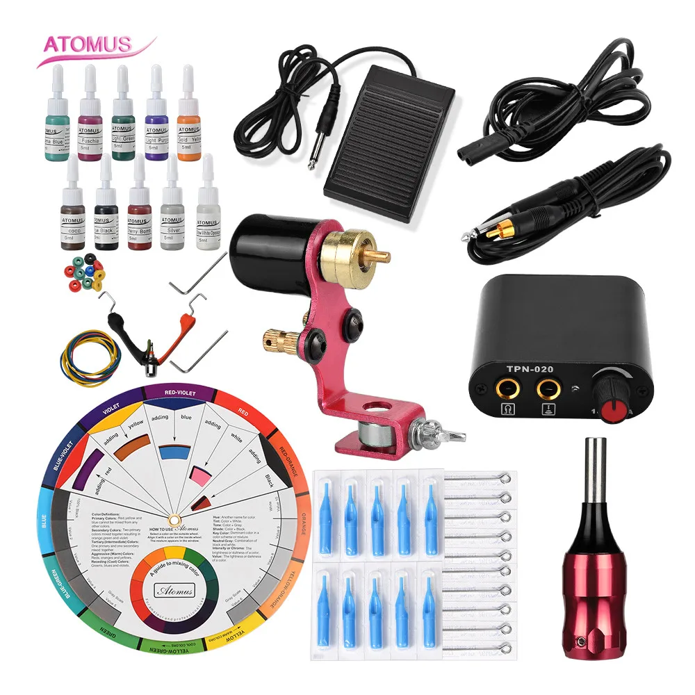 

Rotatory Tattoo Machines Para Professional Set Pedal Pen De Tatuage Kits Tools Tattoo Kit Tatto Machine Best Maquina De Tatuar