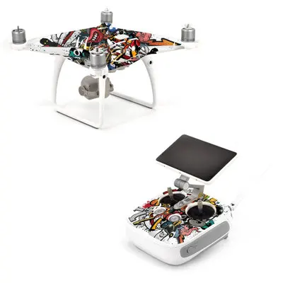 PGYTECH Cool Drone Body стикер удаленные наклейки на регулятор наклейки для DJI Phantom 4 Pro украшения - Цвет: CA14