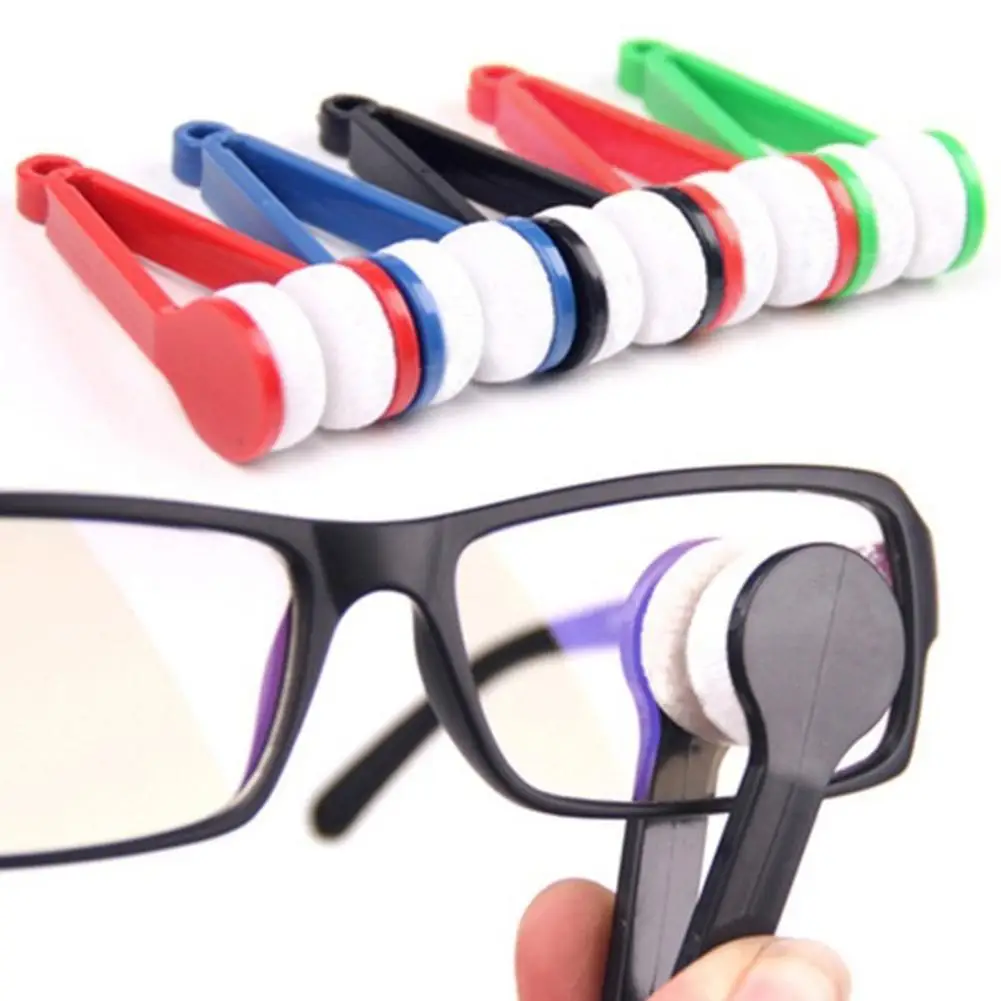 

Portable Durable Lens Mini Cleaner Brushes Sun Glasses Sunglasses Eyeglass Microfiber Spectacles Clean Brush Cleaning Tool