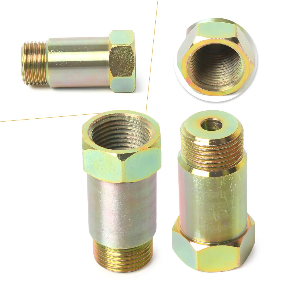 2PCS O2 Oxygen Sensor Extension Spacer Adapter Fix 45mm M18 x 1.5 for
