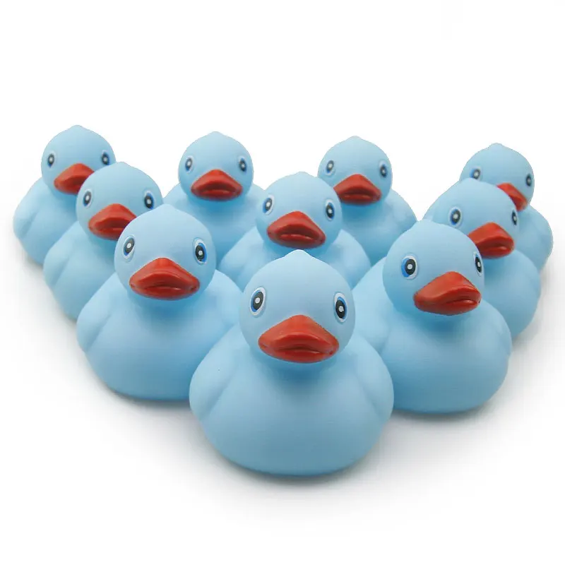 6pcs Rubber Sqeeze-sounding Bath Duck Baby Bathtub Toys
