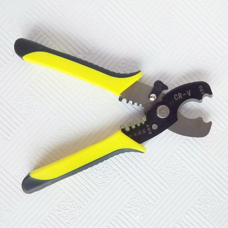 

Multi Tool 18cm Wire Stripper Cable Cutting Scissor Stripping Pliers Cutter 1.6-4.0mm Hand Tools HUG-Deals