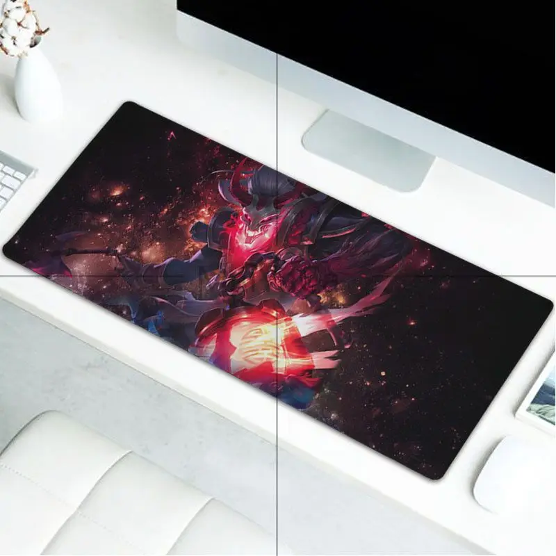MaiYaCa крутой моды League of Legends Thresh ноутбук игровой мыши коврик мыши с фиксируемым краем коврик для клавиатуры коврик - Цвет: LockEdge 30X90cm