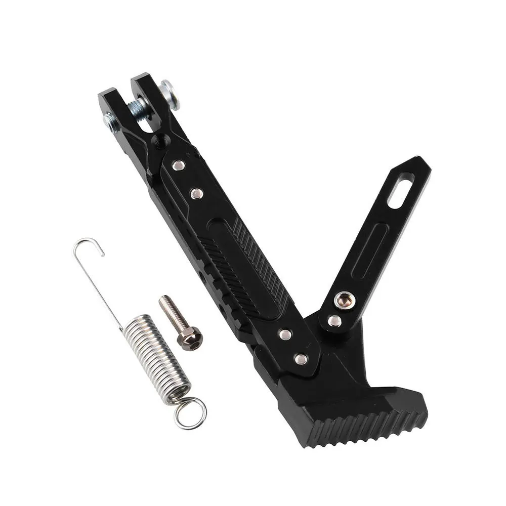  Vehemo 20cm CNC for Motorcycle Foot Brace Parking Leg Parking Stand Modified Black Motorcycle Acces