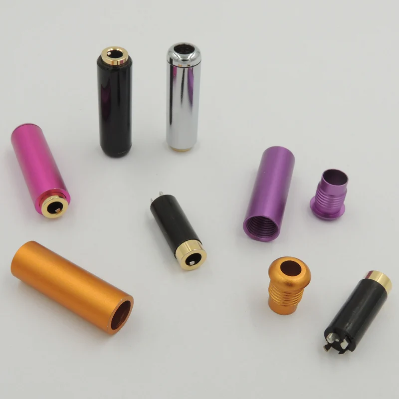 20pcs stereo 3 5mm 4 Pole stereo Female jack plug cable adapter Connector Audio Soldering