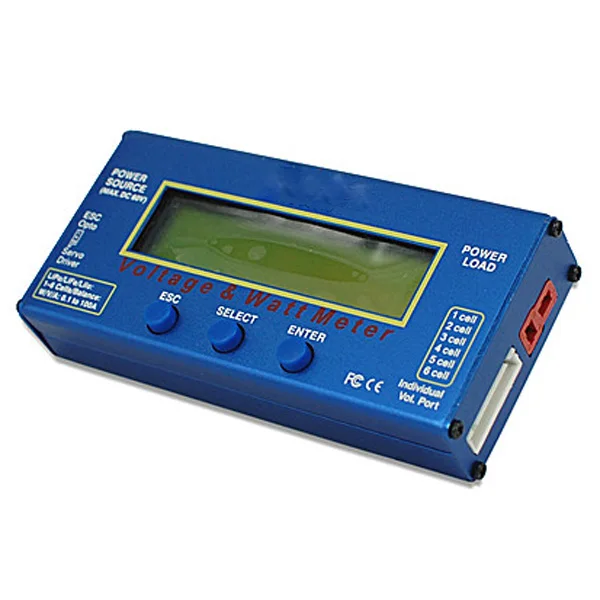 

Digital 60V 100A Balance Voltage Power Analyzer Watt Meter Balancer Charger RC Tools
