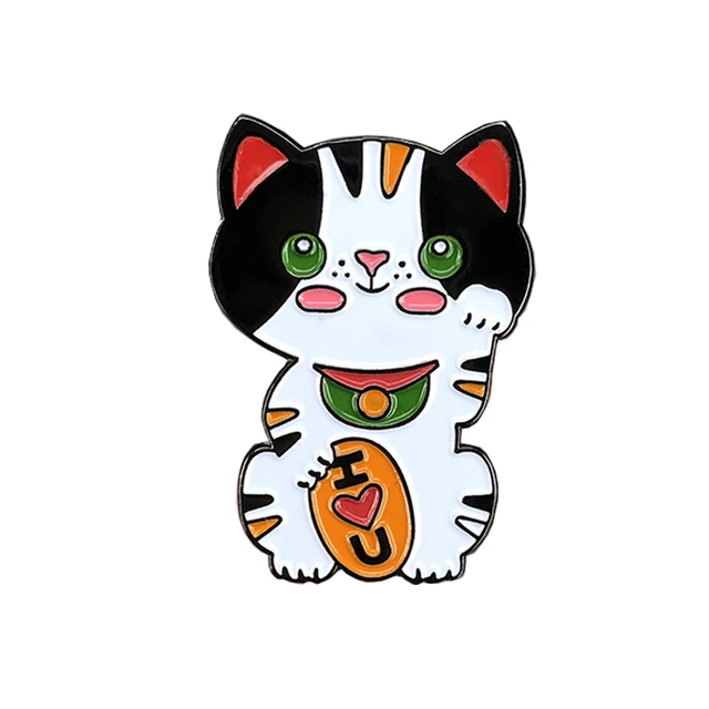 Maneki Neko Cat Pin