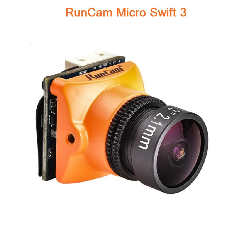 

New Runcam FPV Camera Micro Swift 3 V2 600TVL 2.1/2.3MM Lens 1/3" SONY Super HAD II CCD OSD NTSC PAL for Racing Drone