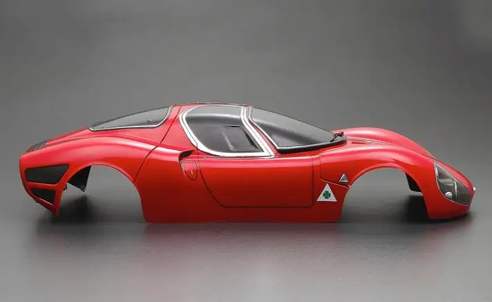 Alfa Romeo Tipo33 RTR красный корпус для 1/10 rc весы Onroad Racing Drift Электрический Плоский автомобиль YOKOMO Kyosho HPI Tamiya HSP REDCAT