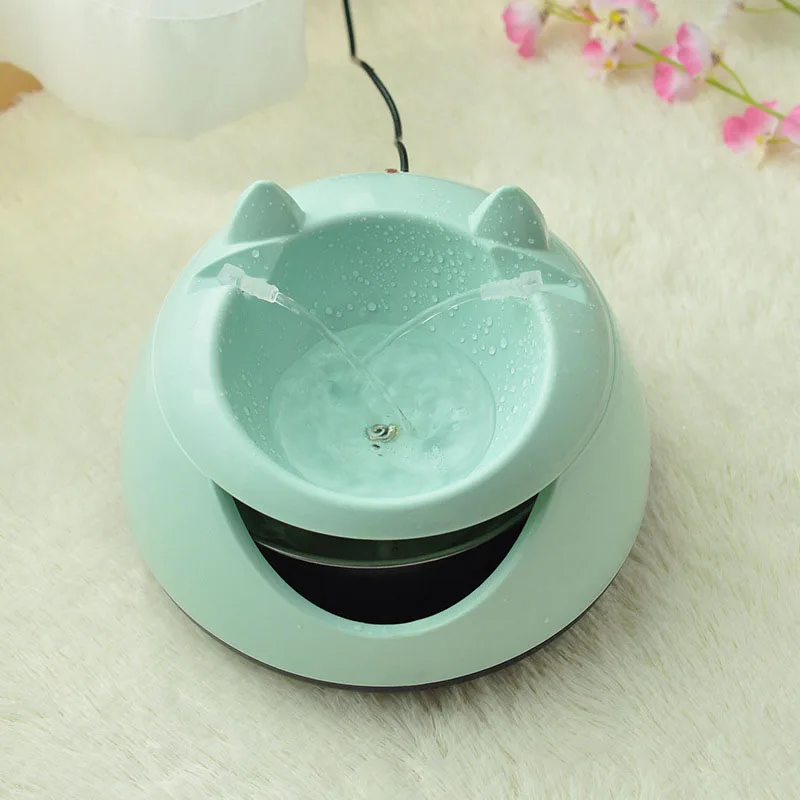 

Automatic Luminous Pets Water Fountain For Cats Fountain Dogs Usb Electric Water Dispenser Drinking Bowls For A Cat