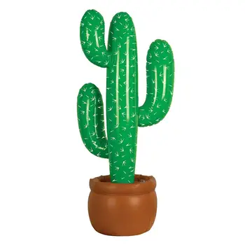 

1 New Inflatable Cactus Wild West Mexican Hawaiian Masquerade Decoration Tropical Plants Summer Beach Decoration Party Supplies