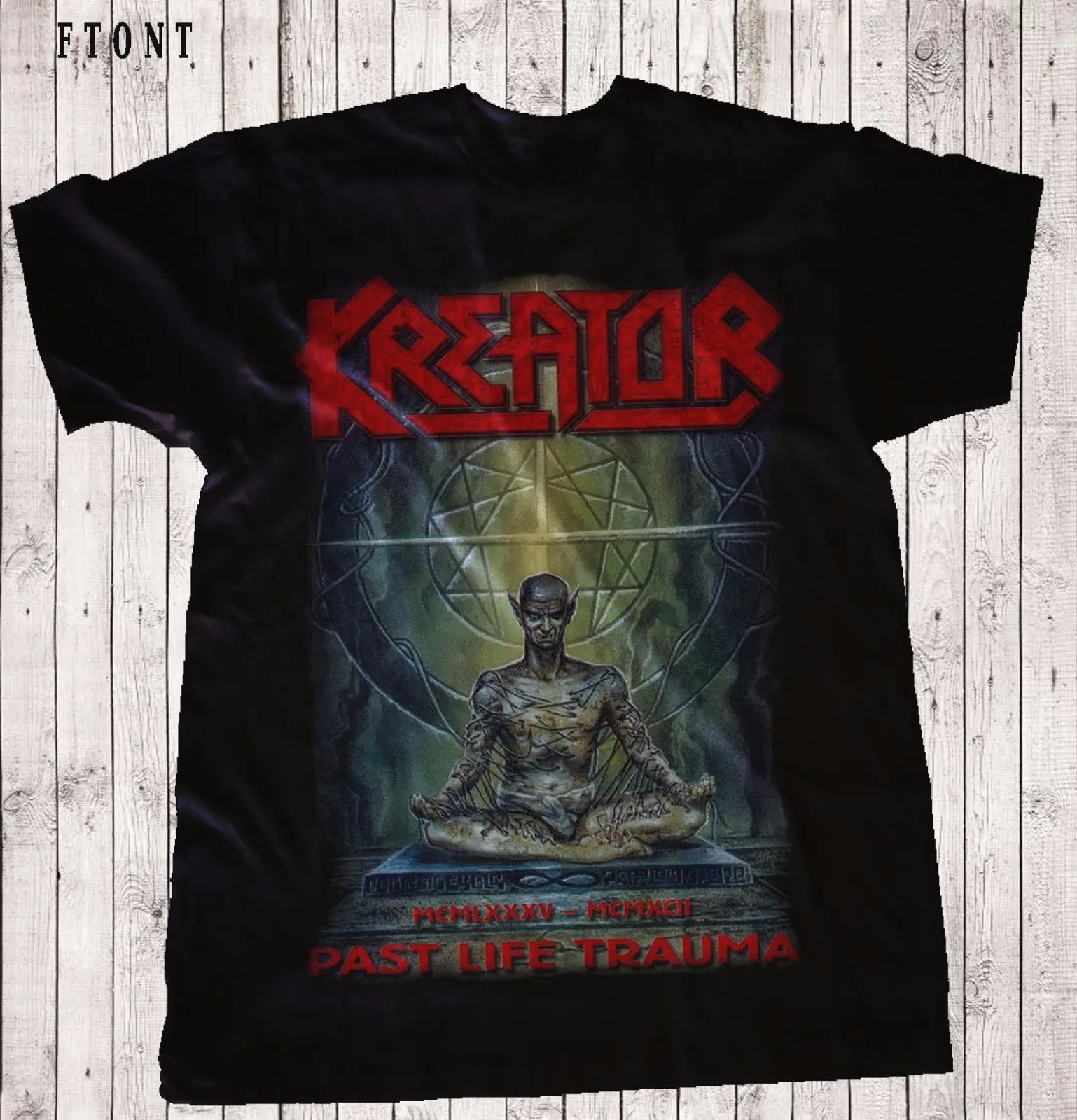 KREATORPast Life tram (19851992) Thrash металлическая лента tshirtsize: S до 7XL | Мужская одежда