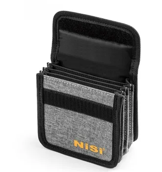 

4 pockets Round Lens Filter storage case bag cover box For 25mm to 95mm to UV CPL ND camera filter can be attached to a tripod
