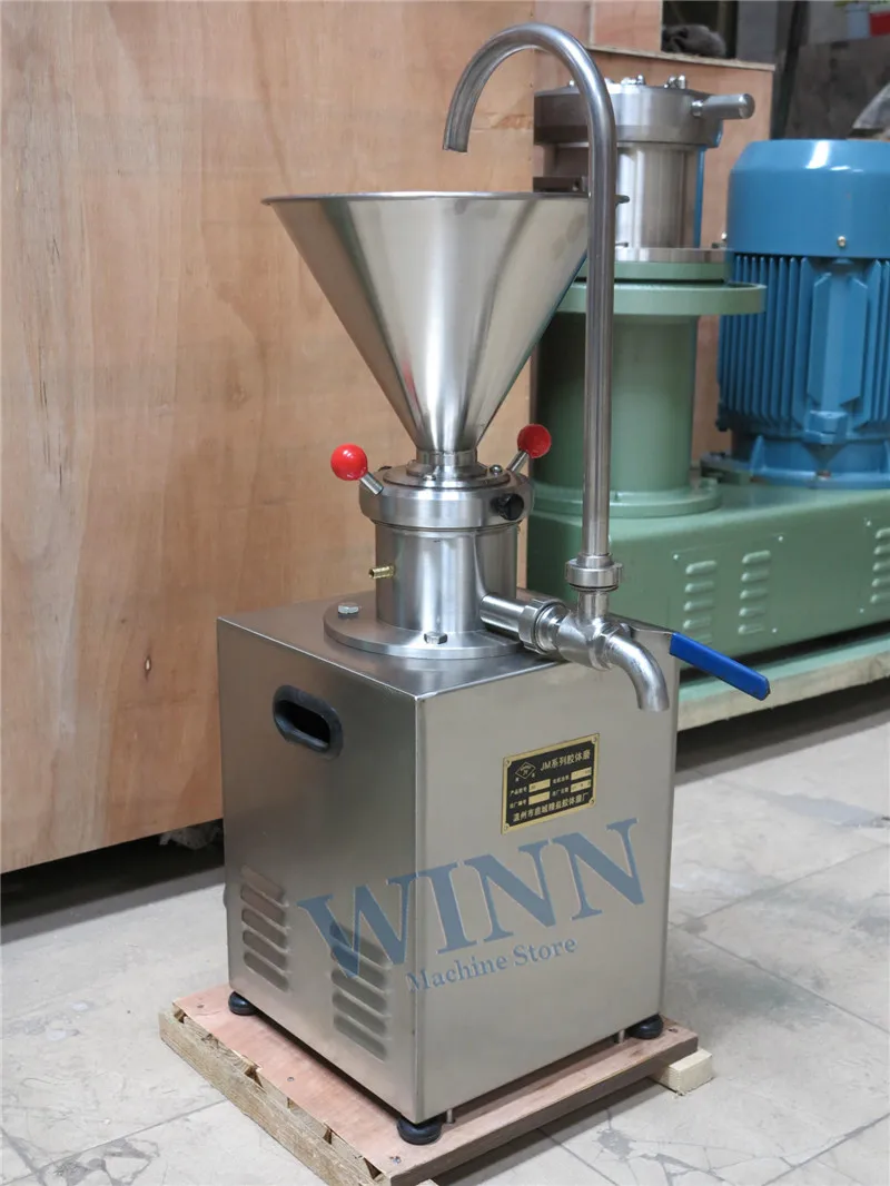 US $500.00 JMC60 Colloid Mill Stainless Steel Refiner for Blueberry Jam Peanut butter Grinding Machine Colloidal mill Machine 110V 220V