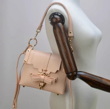

bag again 022517 new hot lady sweet bow shoulder bag female small flap bag
