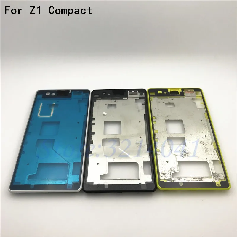 

Original For Sony Z1 Compact Mini M51W D5503 LCD Front Frame Middle Bezel Replacement parts For Sony Xperia Z1 mini LCD housing