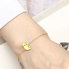 PUN браслеты из нержавеющей стали Дружбы коала, Женские аксессуары, бижутерия, Очаровательная цепочка, браслет, подвески для женщин