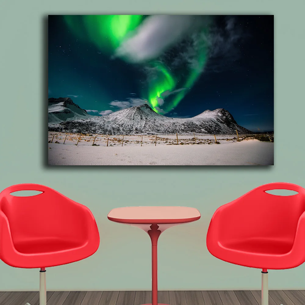 Модные Aurora Borealis 206 Арт холст картины для гостиной художественное украшение дома