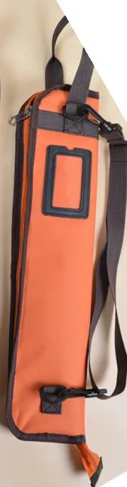 Bolsa baquetas специальные водонепроницаемые Ударные Палочки сумка на одно плечо портативный клубный барабан Липкий Мешок стойки инструмент в форме молоточка пакет - Цвет: orange